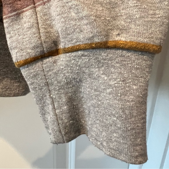 Prana Aztec Print Crewneck Sweatshirt Size Medium - Picture 4 of 9